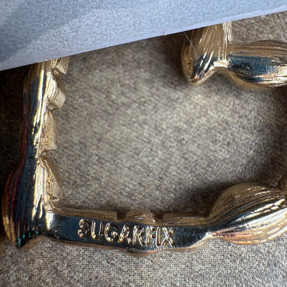 SUGARFIX by Baublebar: nickel free heart-shaped jeweled earrings - Picture 4 of 6